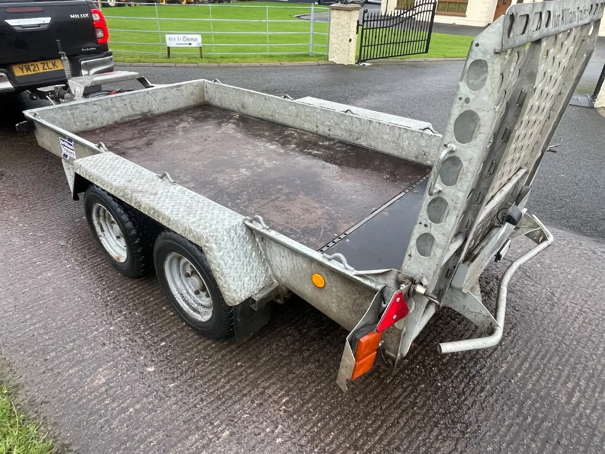 Ifor Williams 10ft x 5ft 4” plant trailer - Image 2