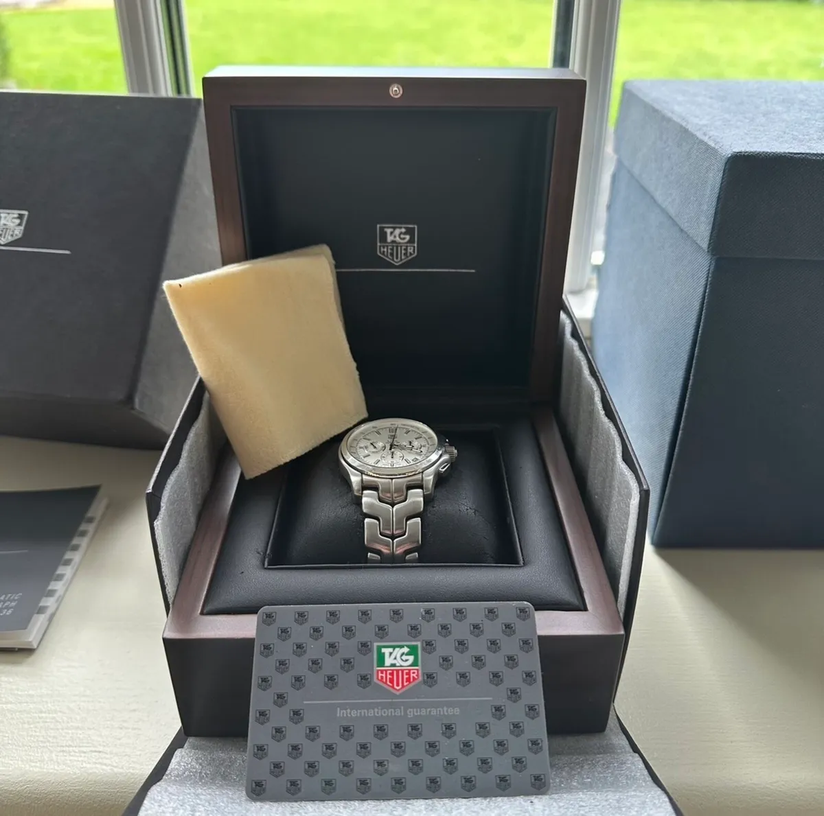 TAG Heuer Watch Link Calibre 36 Chronograph - Image 1