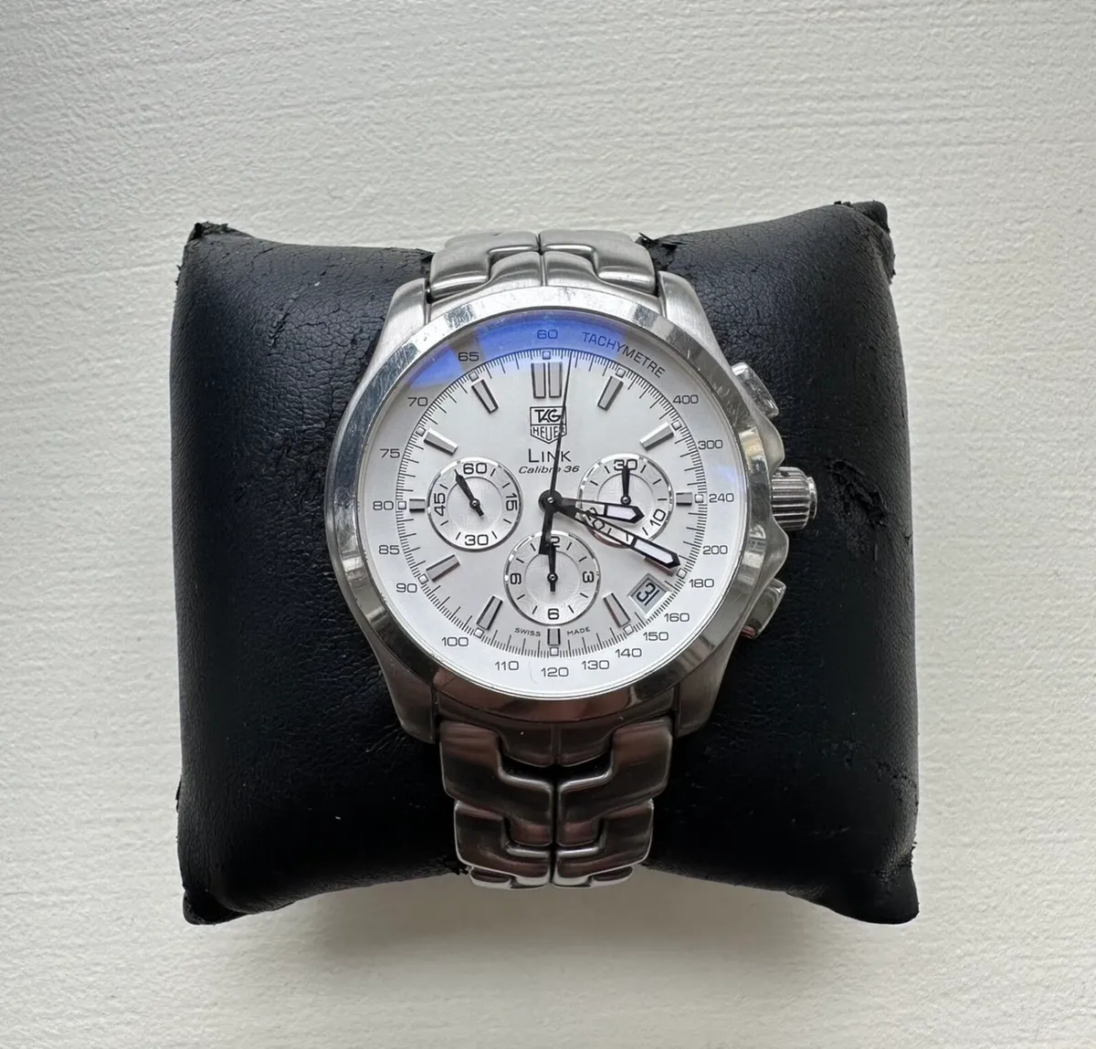 TAG Heuer Watch Link Calibre 36 Chronograph - Image 3