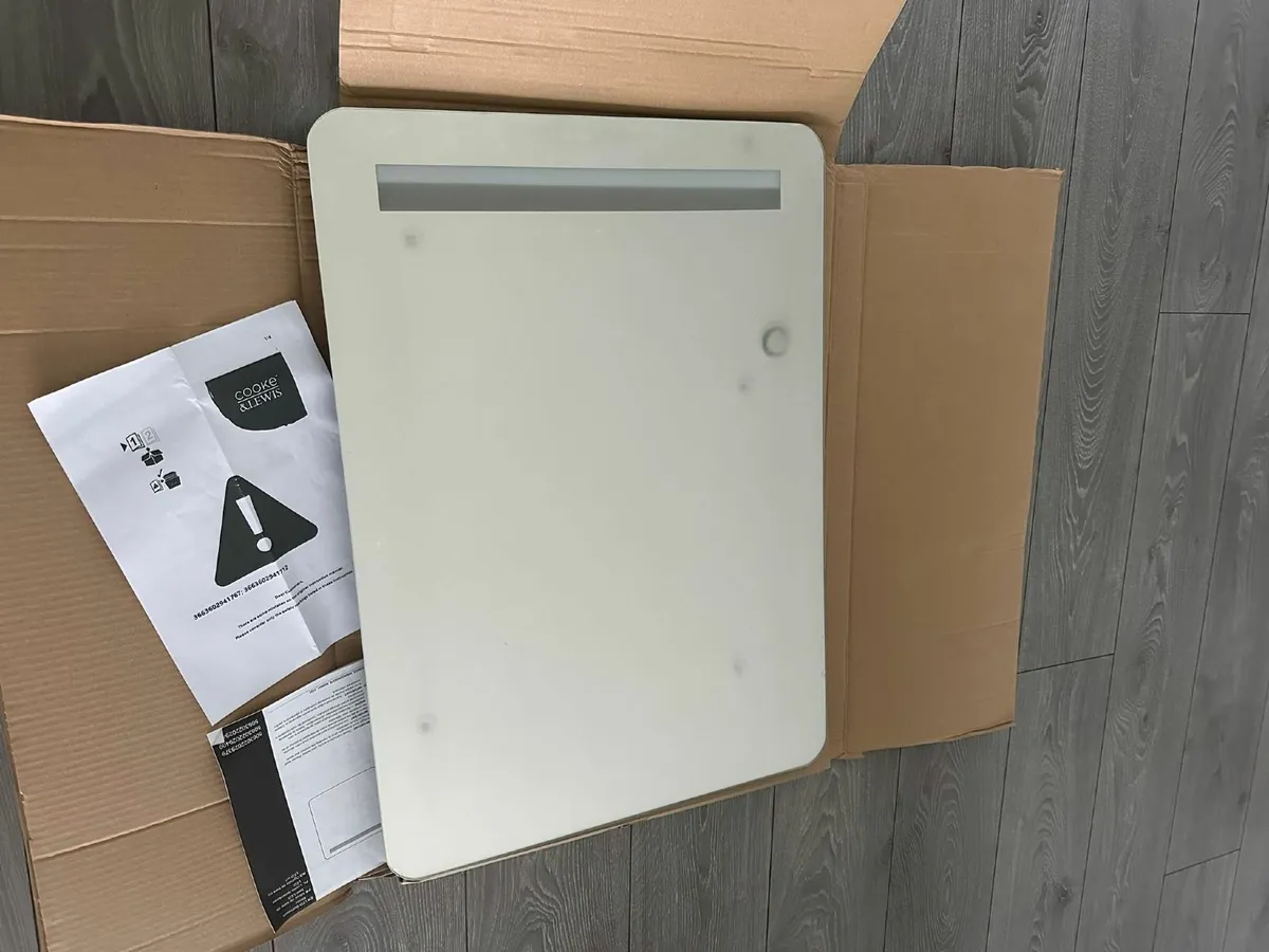 Bathroom Illuminated mirror 70cm x 50 cm - Image 1