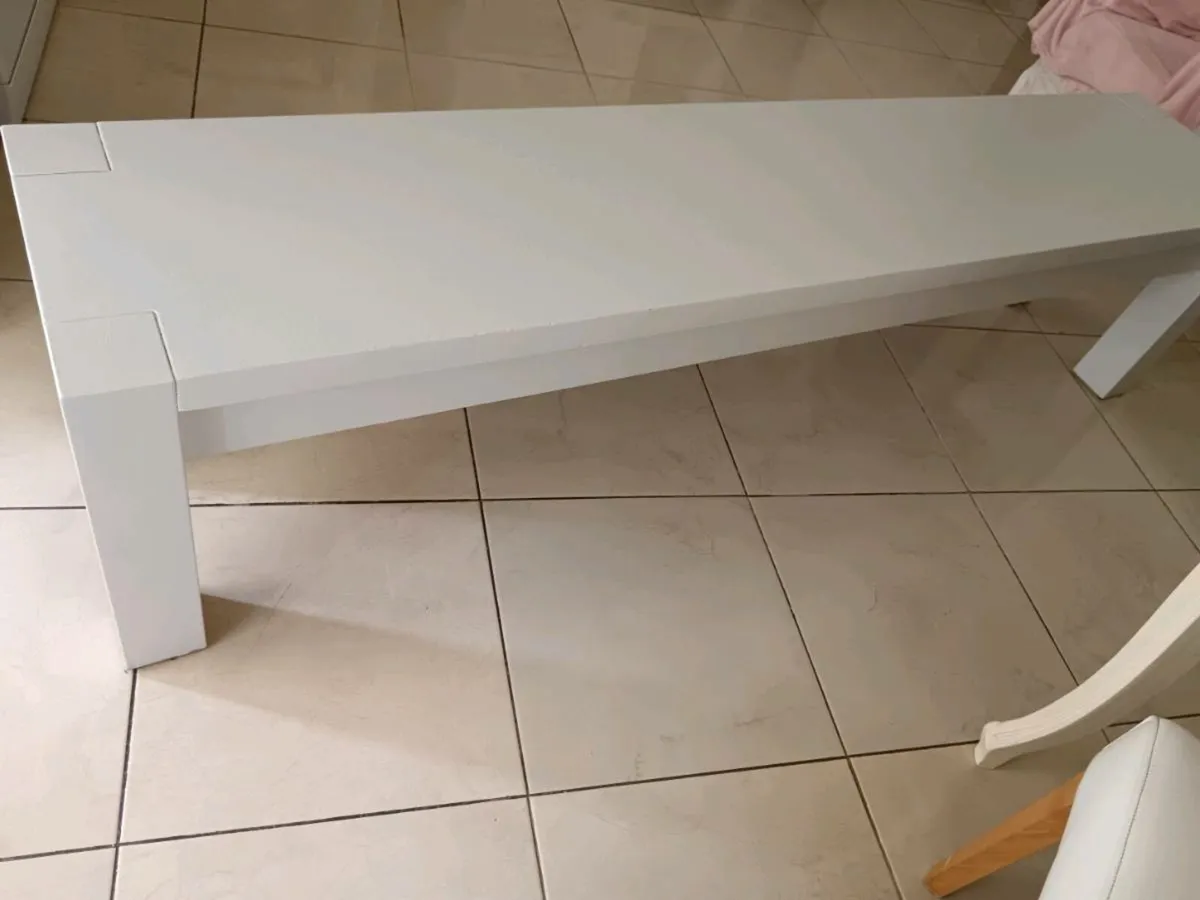 Oak dining bench - Image 4