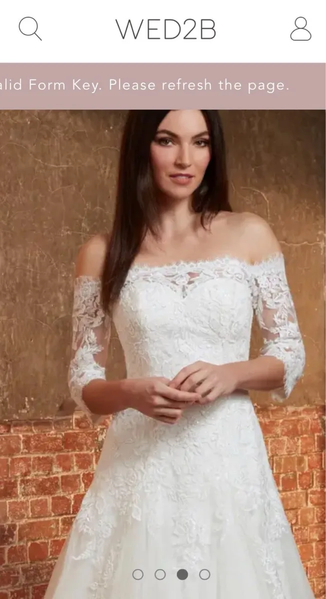 Wed2Be Wedding dress size 12/14 - Image 2