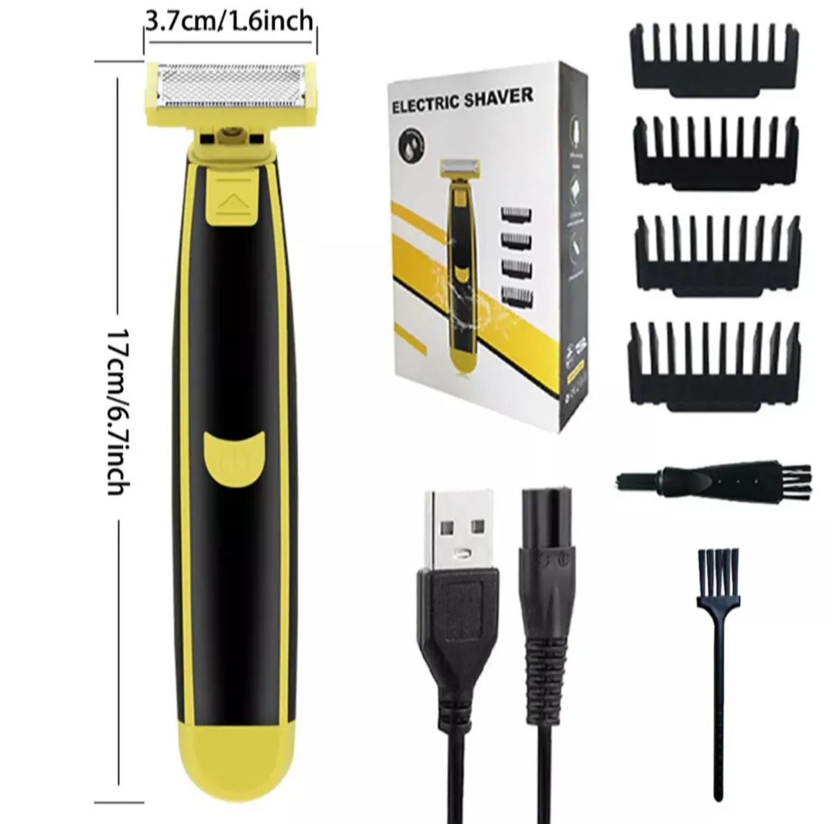 Full Body Wet and Dry Shaver, Mens facial body NEW - Image 4