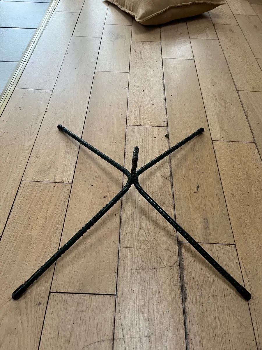 Green steel Christmas Tree Stand Perfect Condition - Image 1