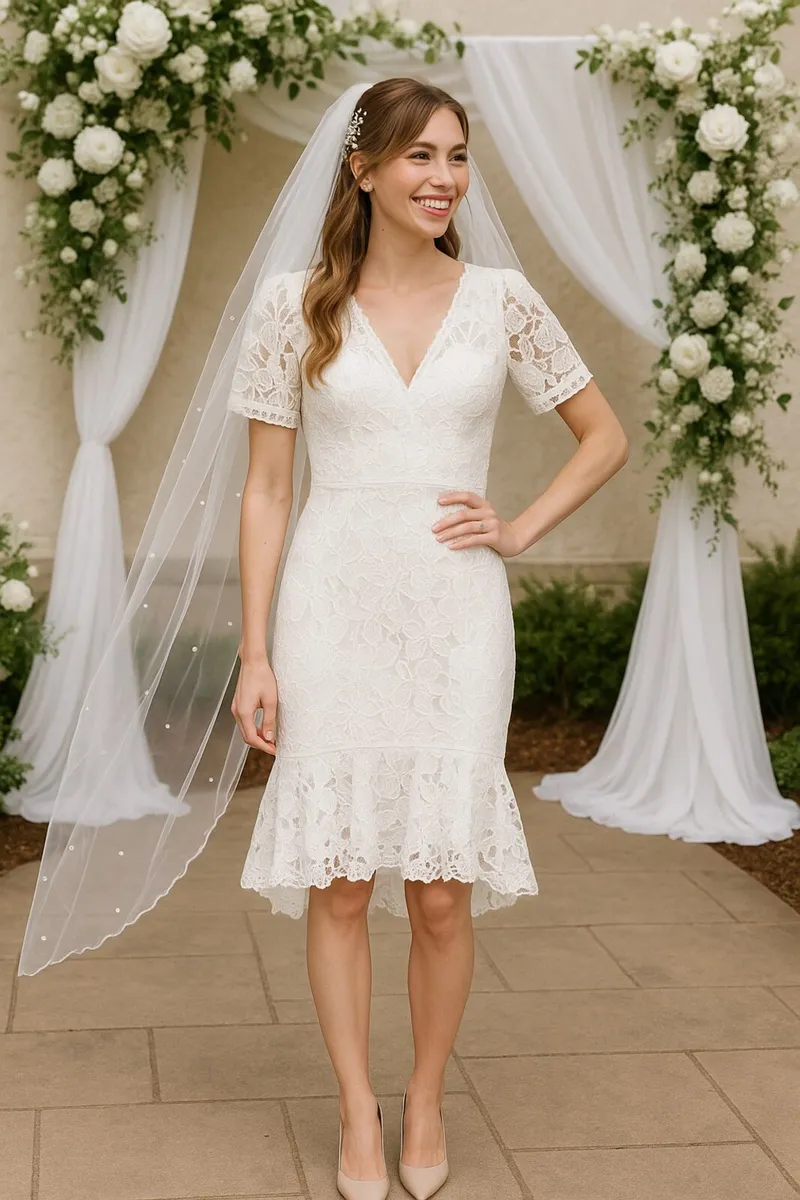 New chi chi wedding dress size 10 - Image 1