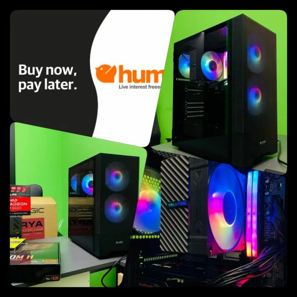 PC Gaming Ryzen 5 7500F, RX 6600 8GB, 32GB DDR5 - Image 1