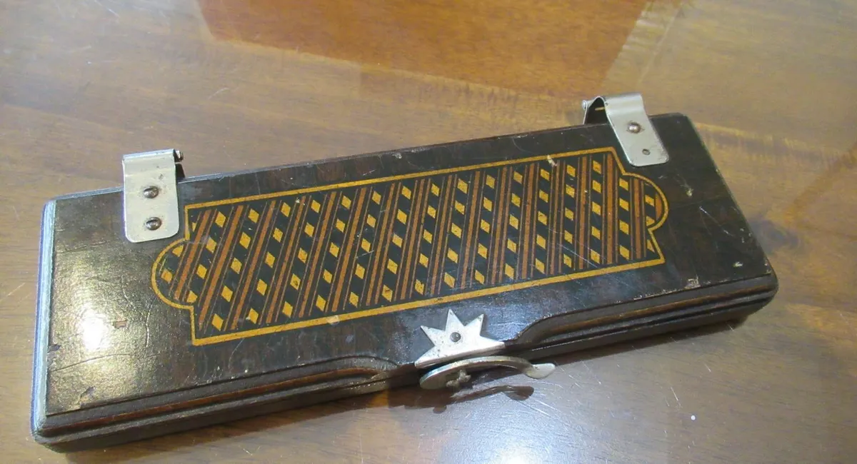 antique vintage TIE PRESS clothes Cottage pub cave - Image 3