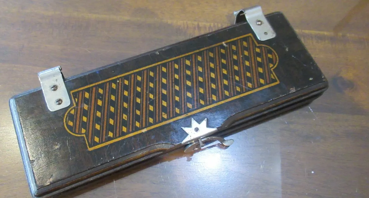 antique vintage TIE PRESS clothes Cottage pub cave - Image 4