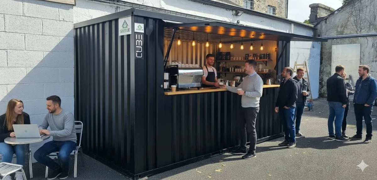 Kiosk, coffee kiosk, bar container, ice cream bar - Image 4