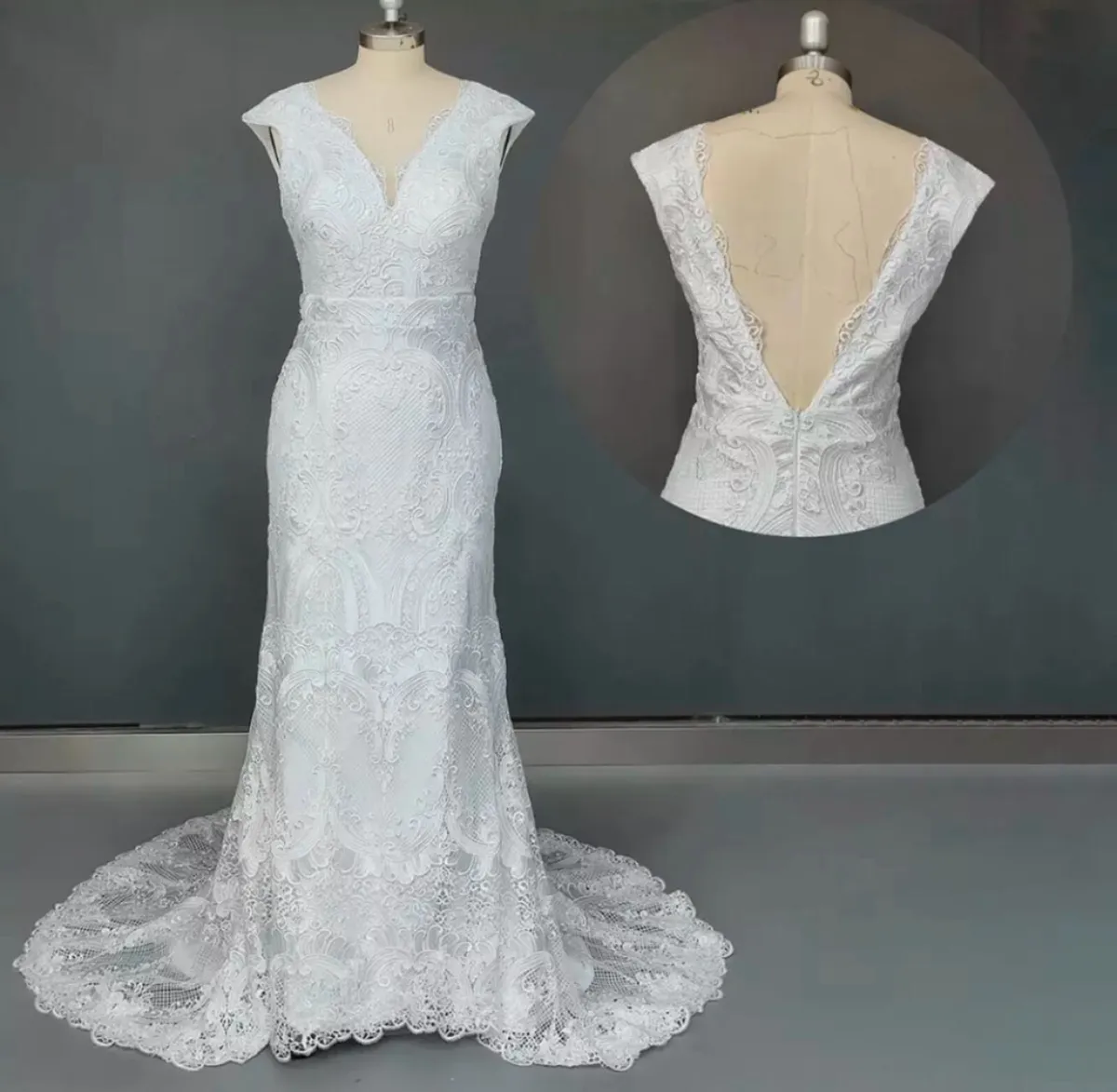 New Wedding dress size 12/14 - Image 1