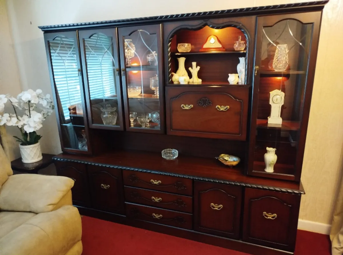 Mahogany (Rossmore) display unit