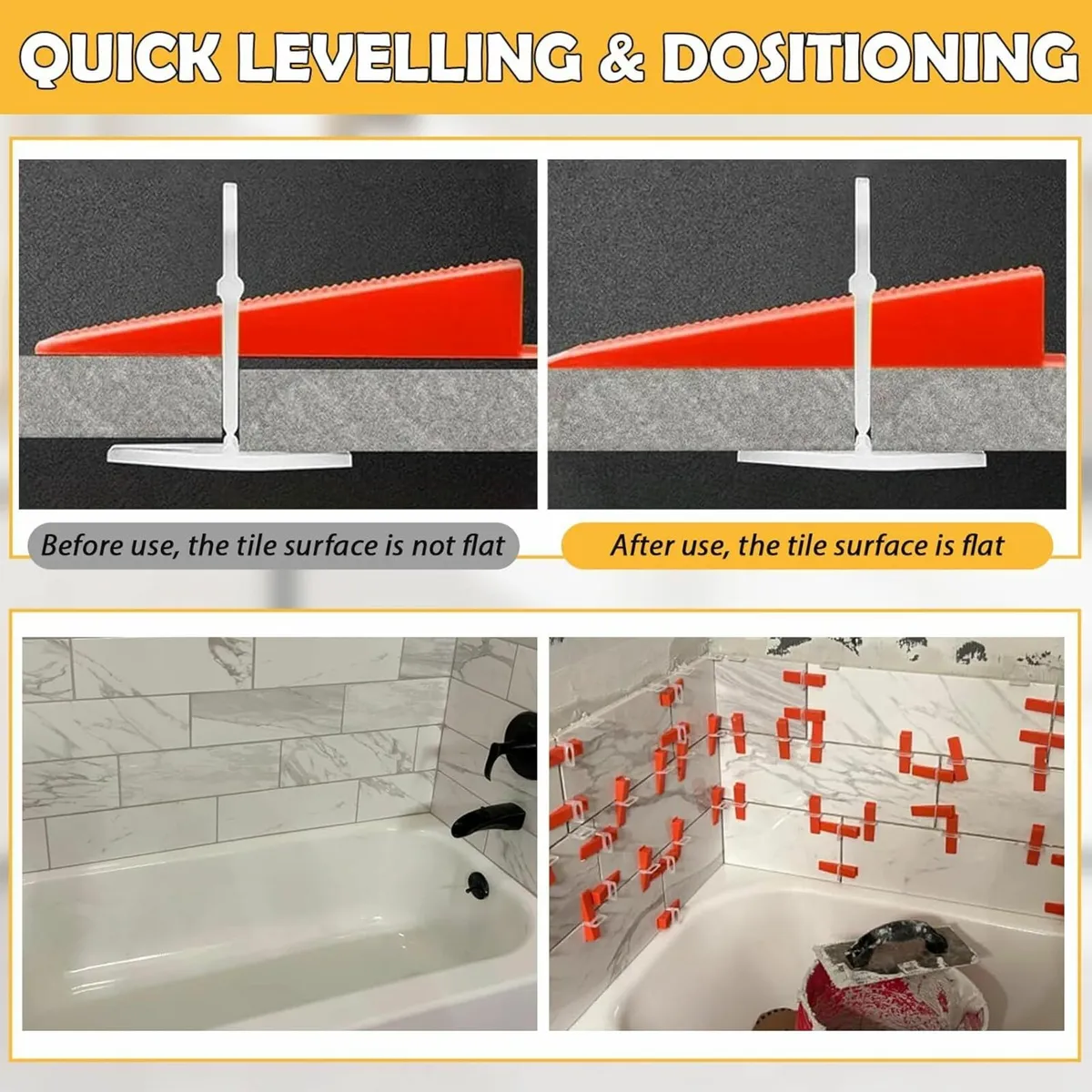 Tile Leveling System: Tile Spacer & Wedges - Image 3