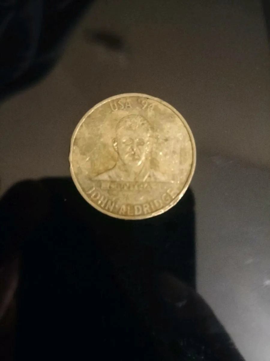 RARE JOHN ALDRIDGE USA 1994 TOKEN - Image 1