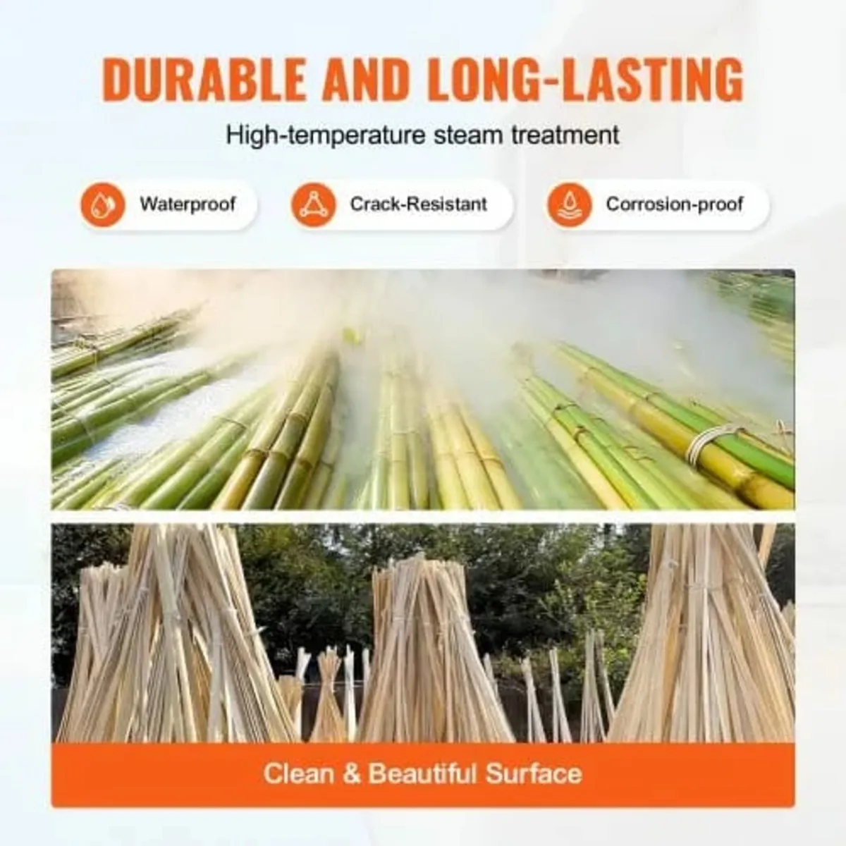 Natural Bamboo Privacy Fence Screen, Eco-Friendly - Image 2