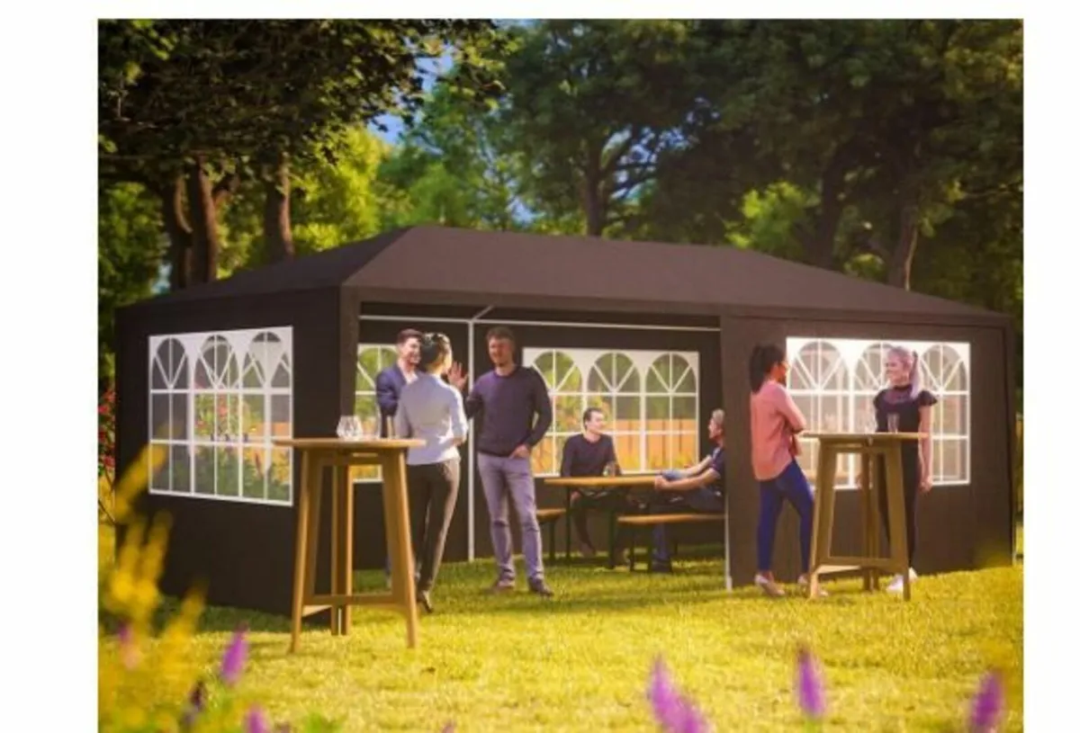 Gazebo 3 x 6 m UV Protection 18 m² Roof - Image 2