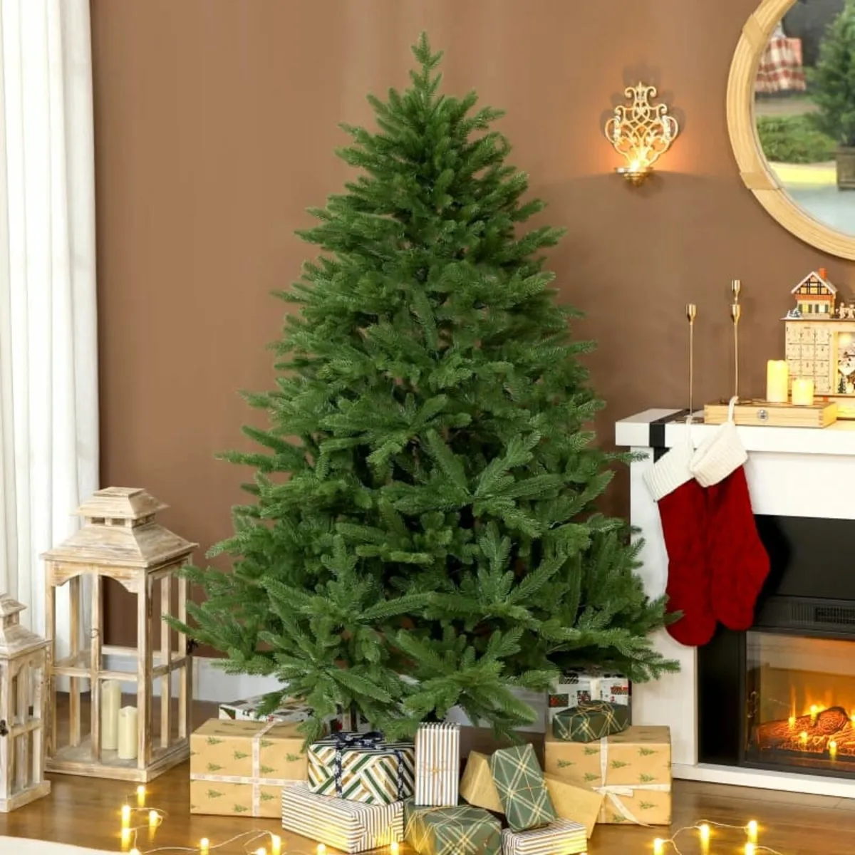 Realistic Artificial Christmas Tree — Auto-Open Br - Image 1