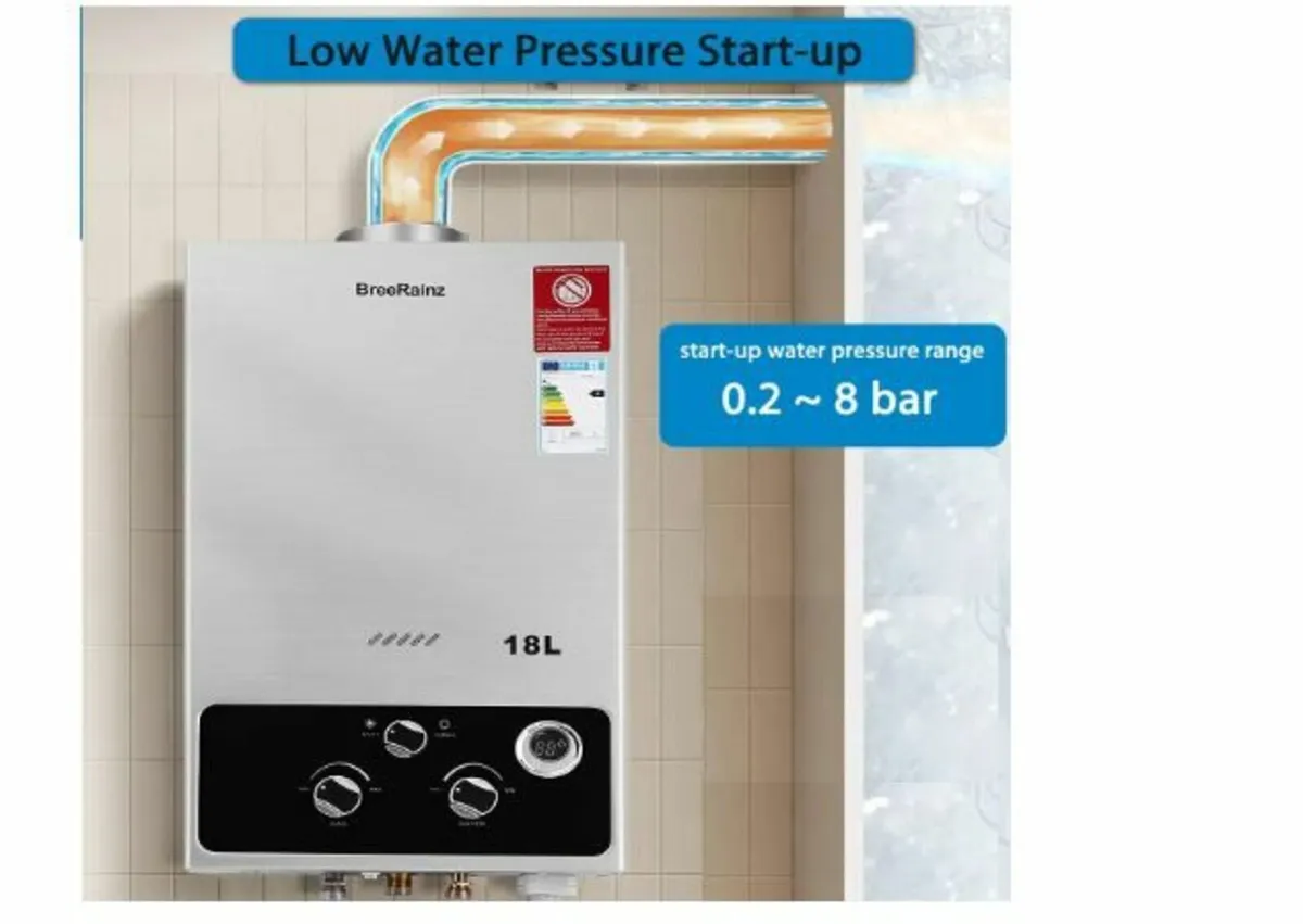 18LPM Gas Instantaneous Water Heater, 36KW - Image 2