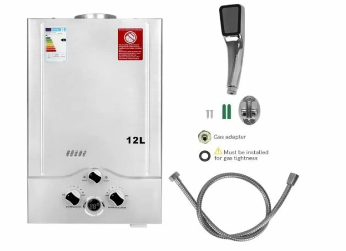 12LPM Gas Instantaneous Water Heater, 24 kW - Image 2