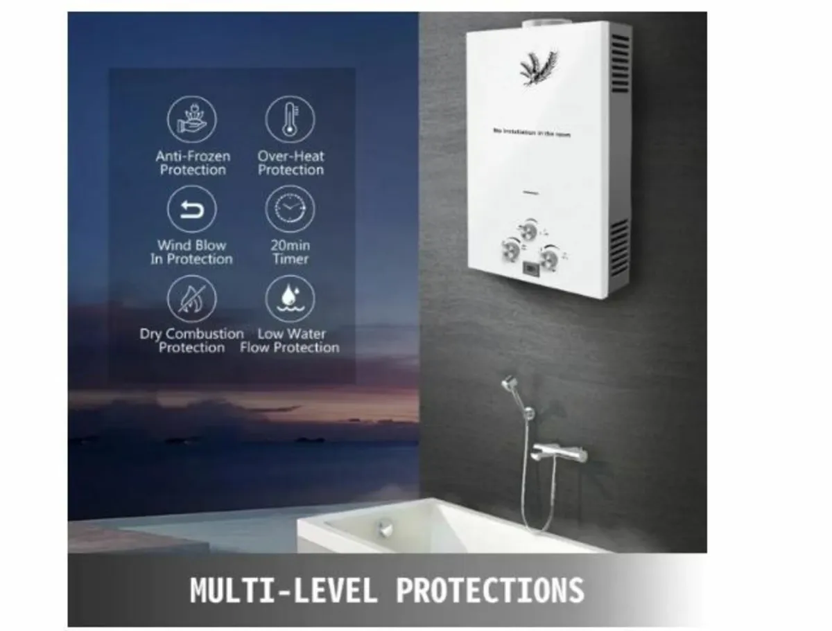 Instantaneous water heater without tank, propane - Image 4