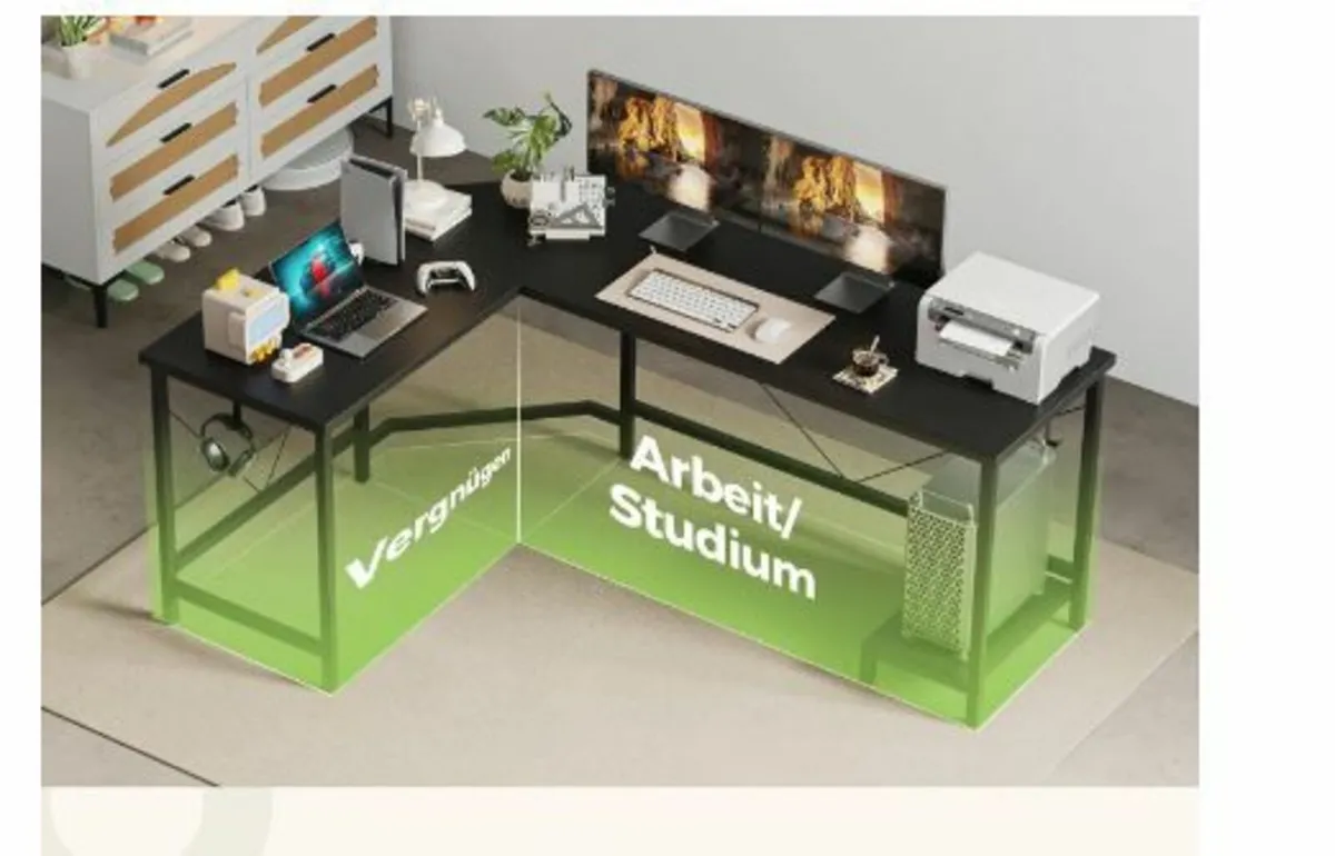 L-shaped Desk, 170 cm - Image 3