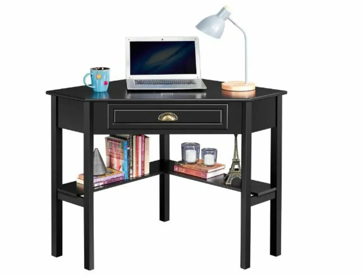 Desk Corner Table Space Saving - Image 1
