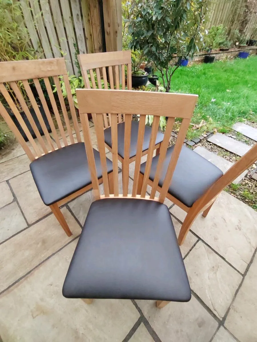 4 kitchen dining chairs - Image 3