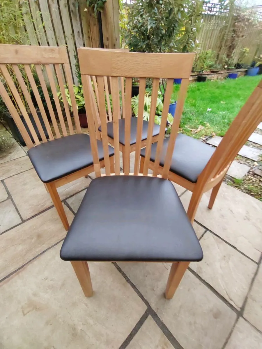 4 kitchen dining chairs - Image 4