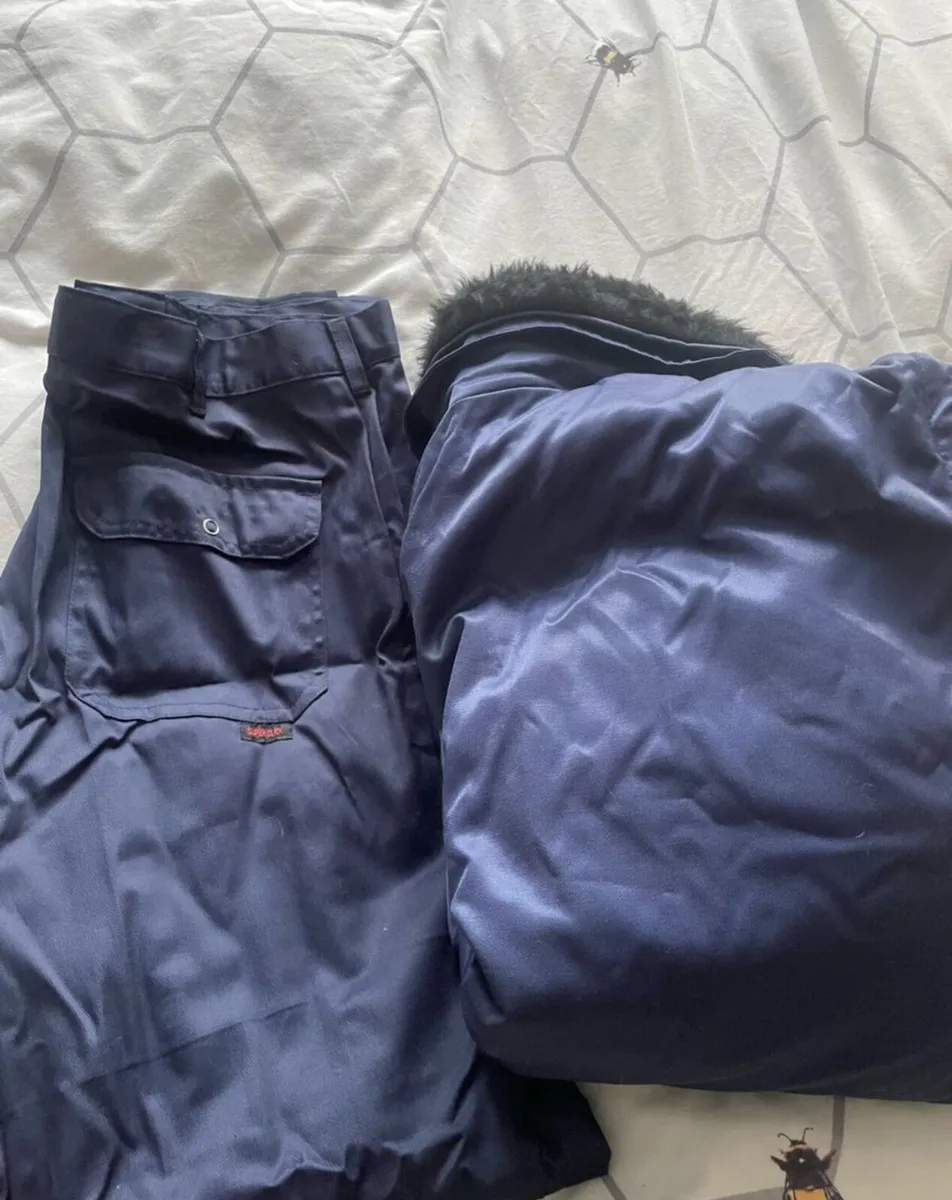 convertible jacket vest and pants set - Image 1