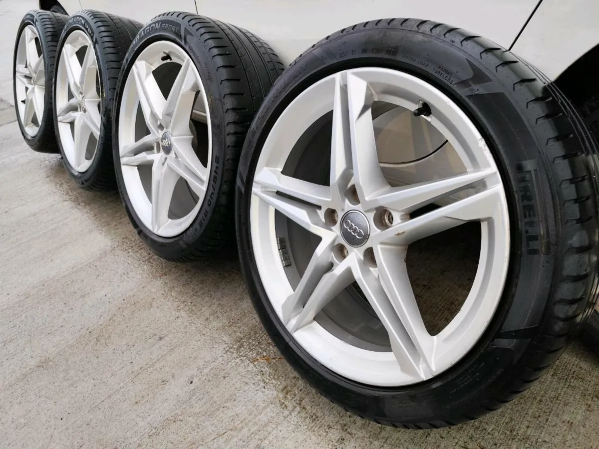 18" Audi A4 Sline ałloy wheels - Image 1