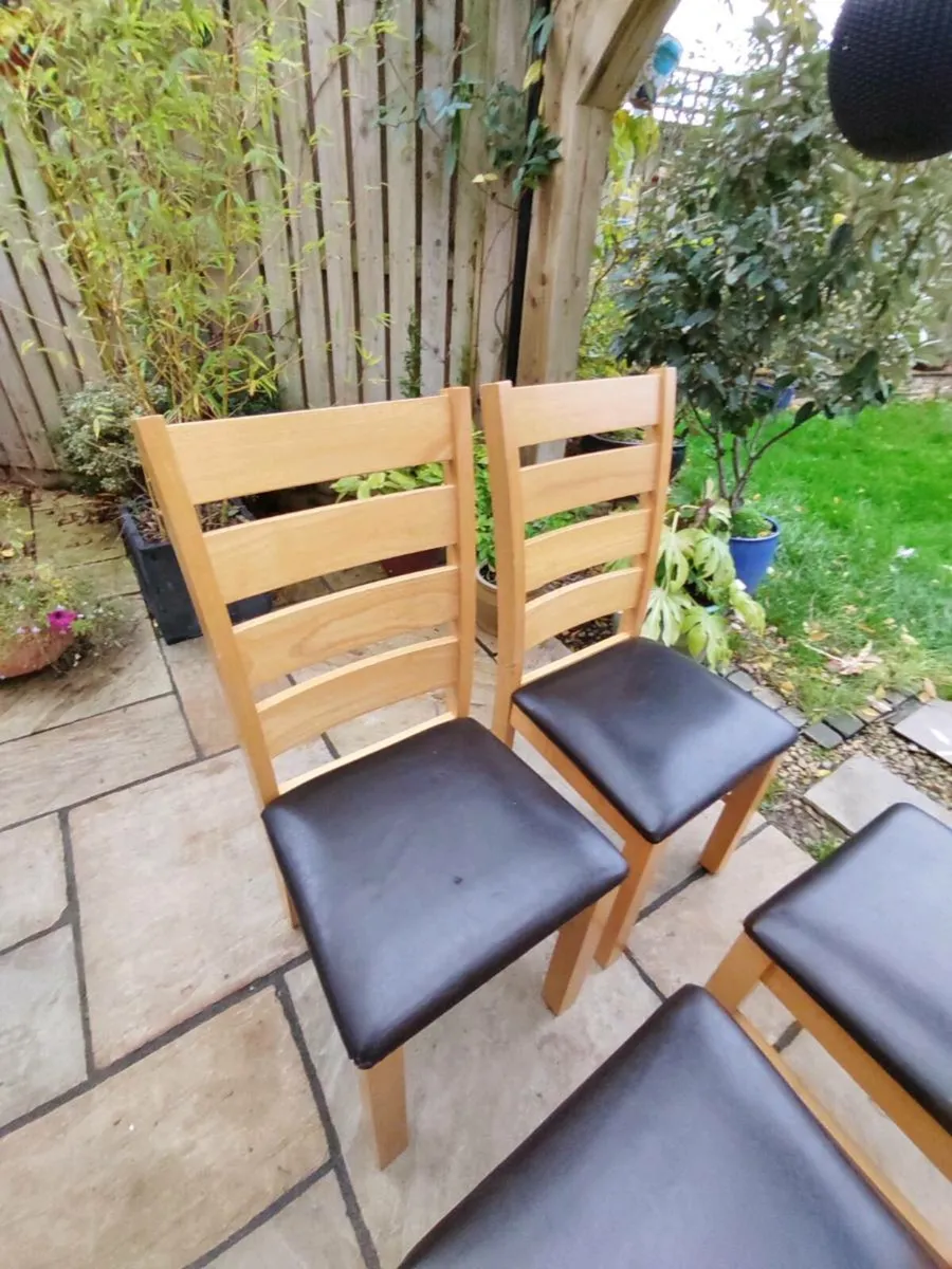 4 kitchen dining chairs - Image 2