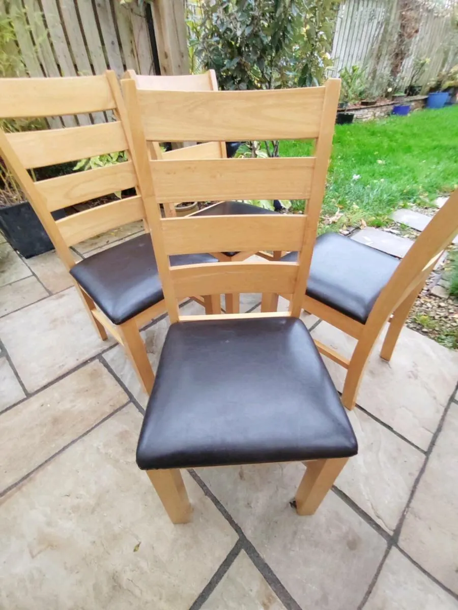 4 kitchen dining chairs - Image 3