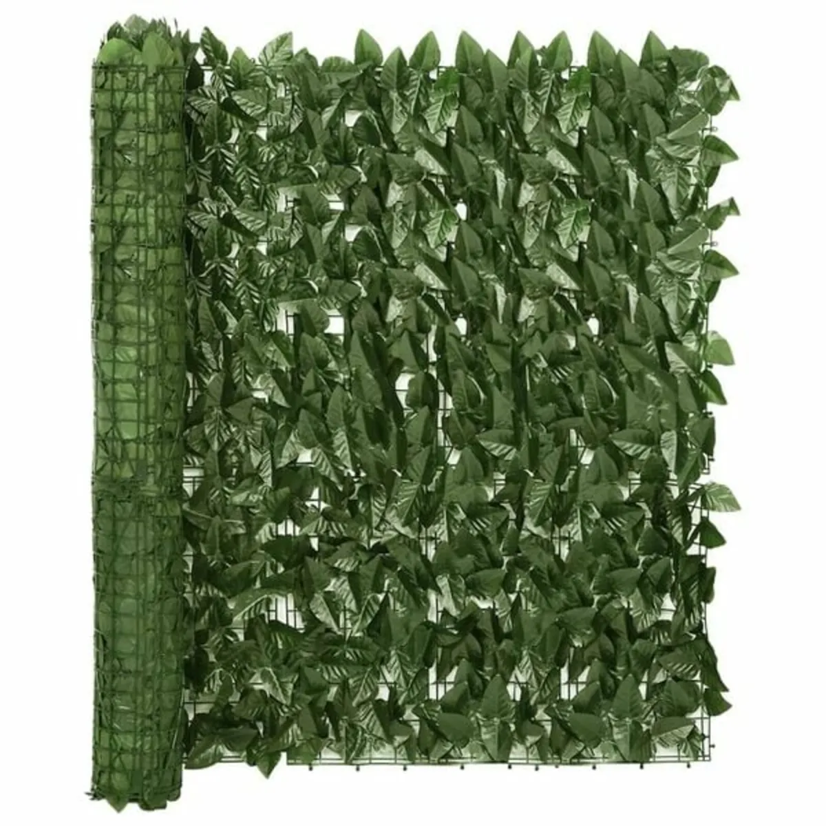 Balcony Screen with Dark Green Leaves 200x100 cm - Image 1