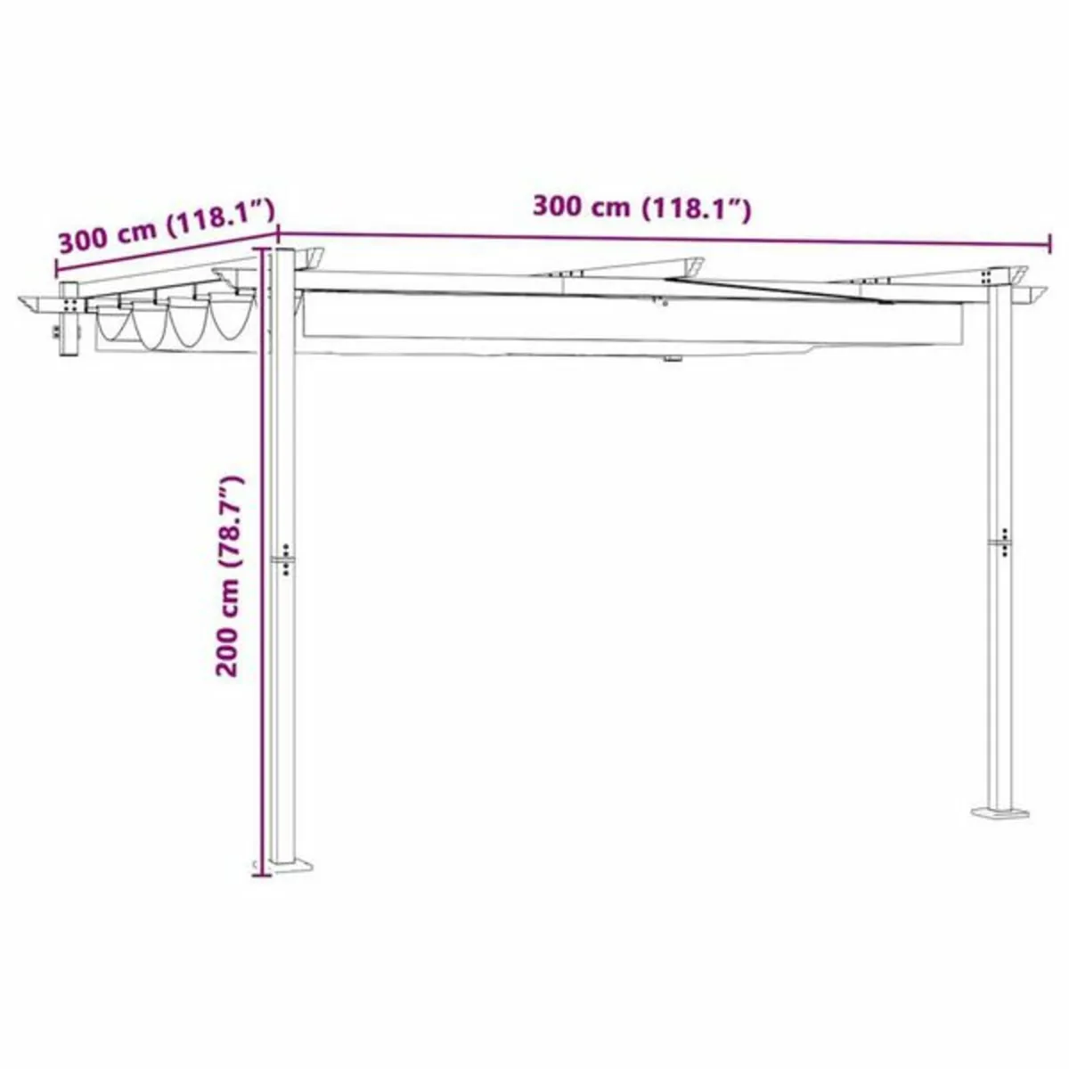 Wall Mounted Gazebo Taupe Steel 4 x 3


Descriptio - Image 4