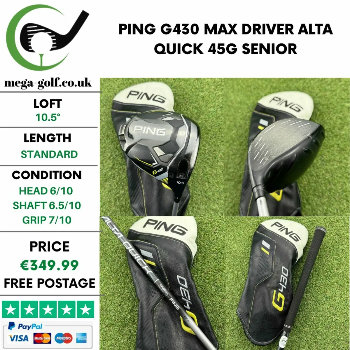 Ping G430 Max Driver / 10.5° / Senior - Image 1