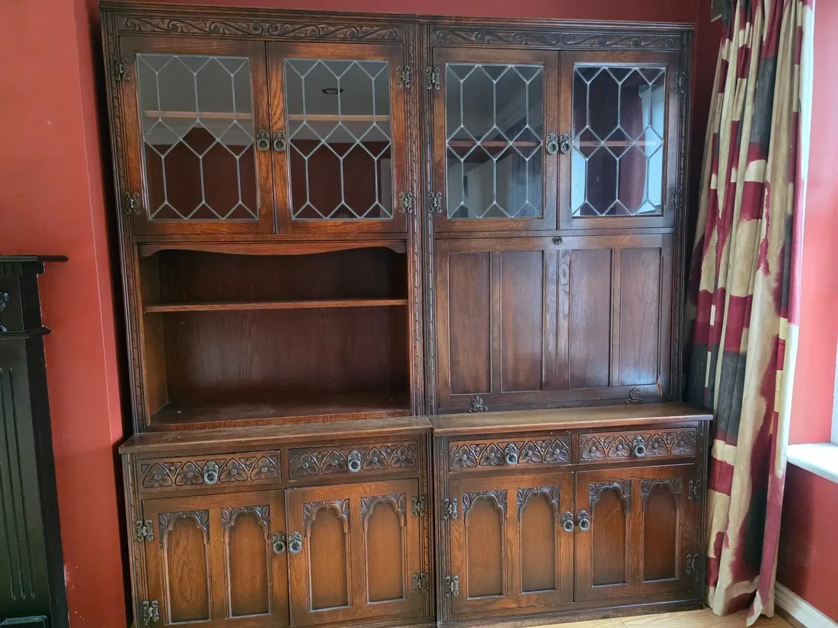 Solid oak cabinet - Image 1