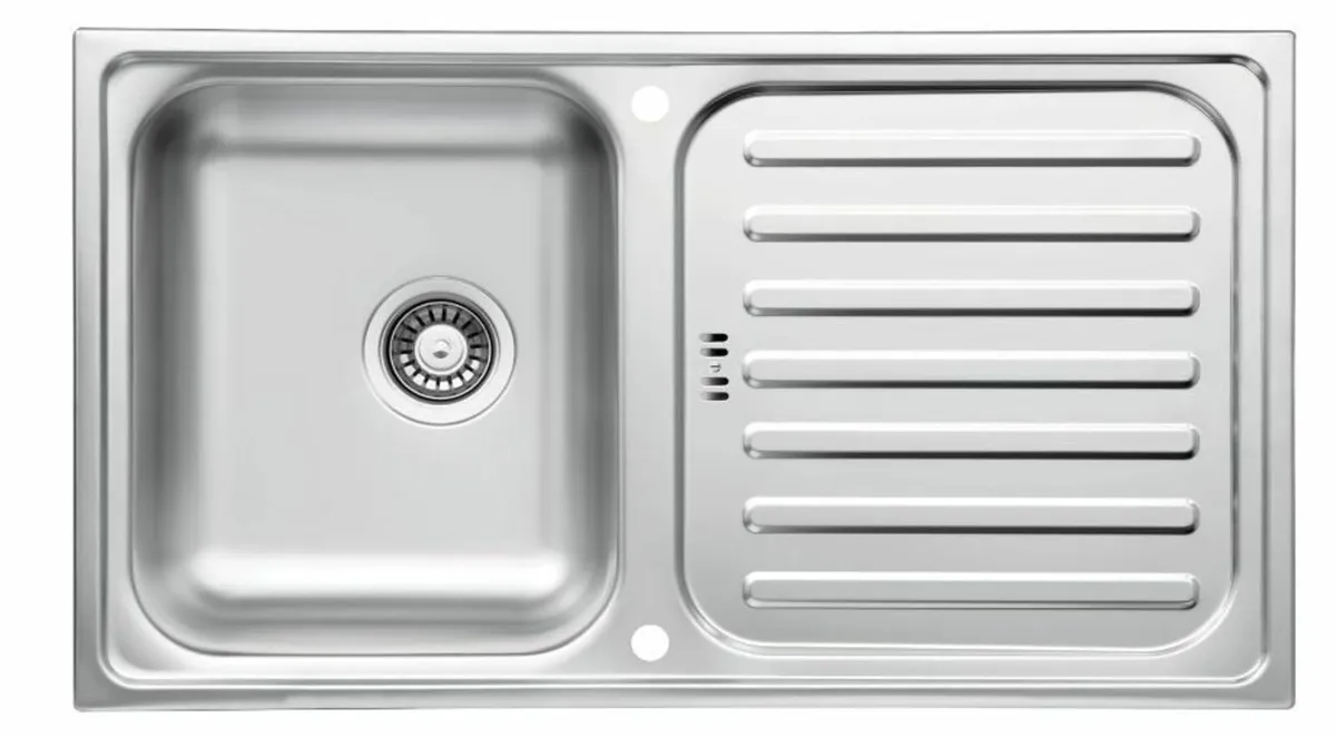 Riverside Stainless Steel Sink, 1 Basin - Image 1