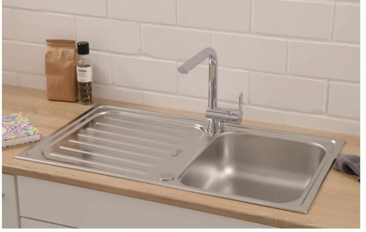 Riverside Stainless Steel Sink, 1 Basin - Image 3