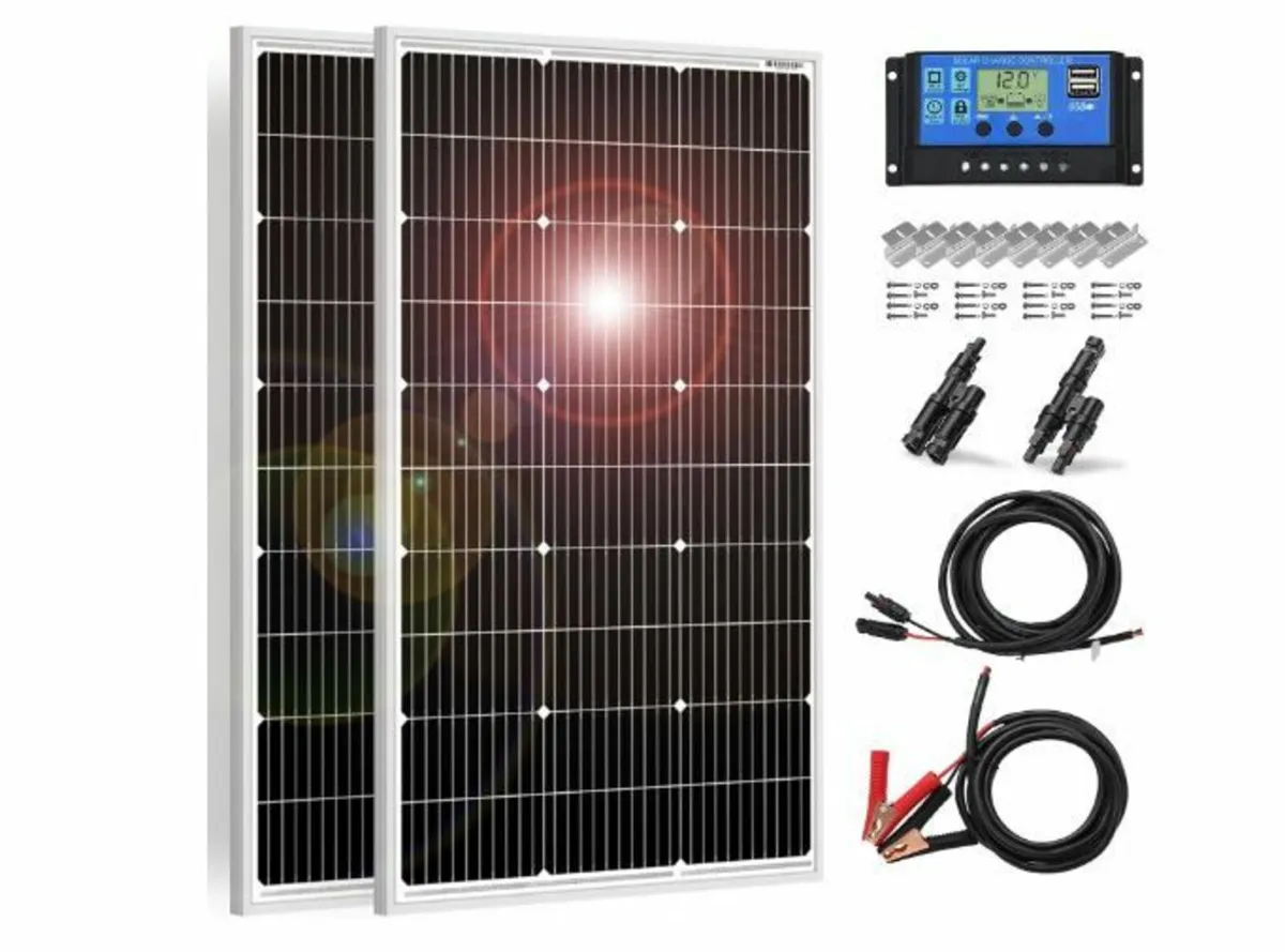 Solar Panel 100 W 2 Pieces (200 W) 18 V - Image 1