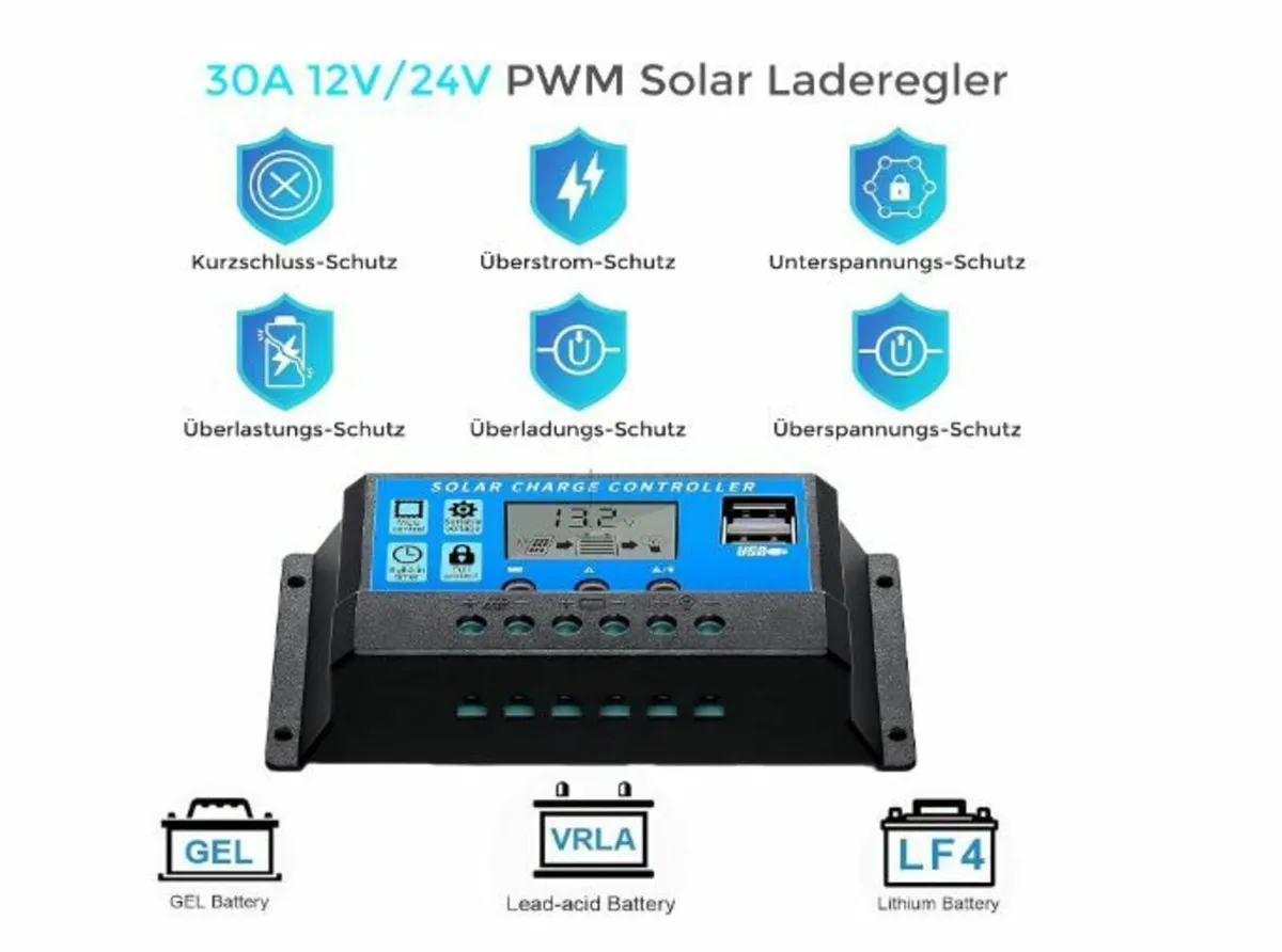 300 W Solar Panel Kit Set 12 V Monocrystalline - Image 4