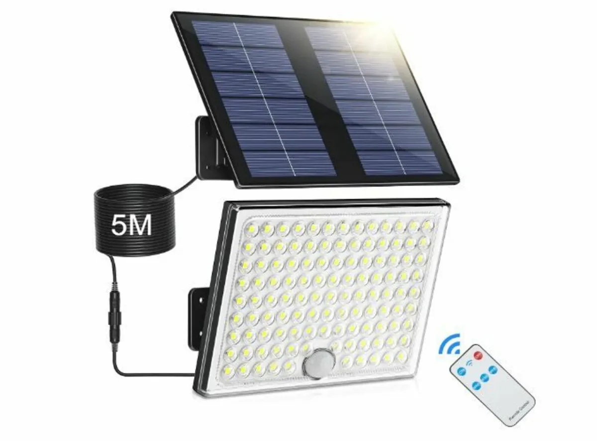Solar Lights for Outdoor Use with Remote - Image 1