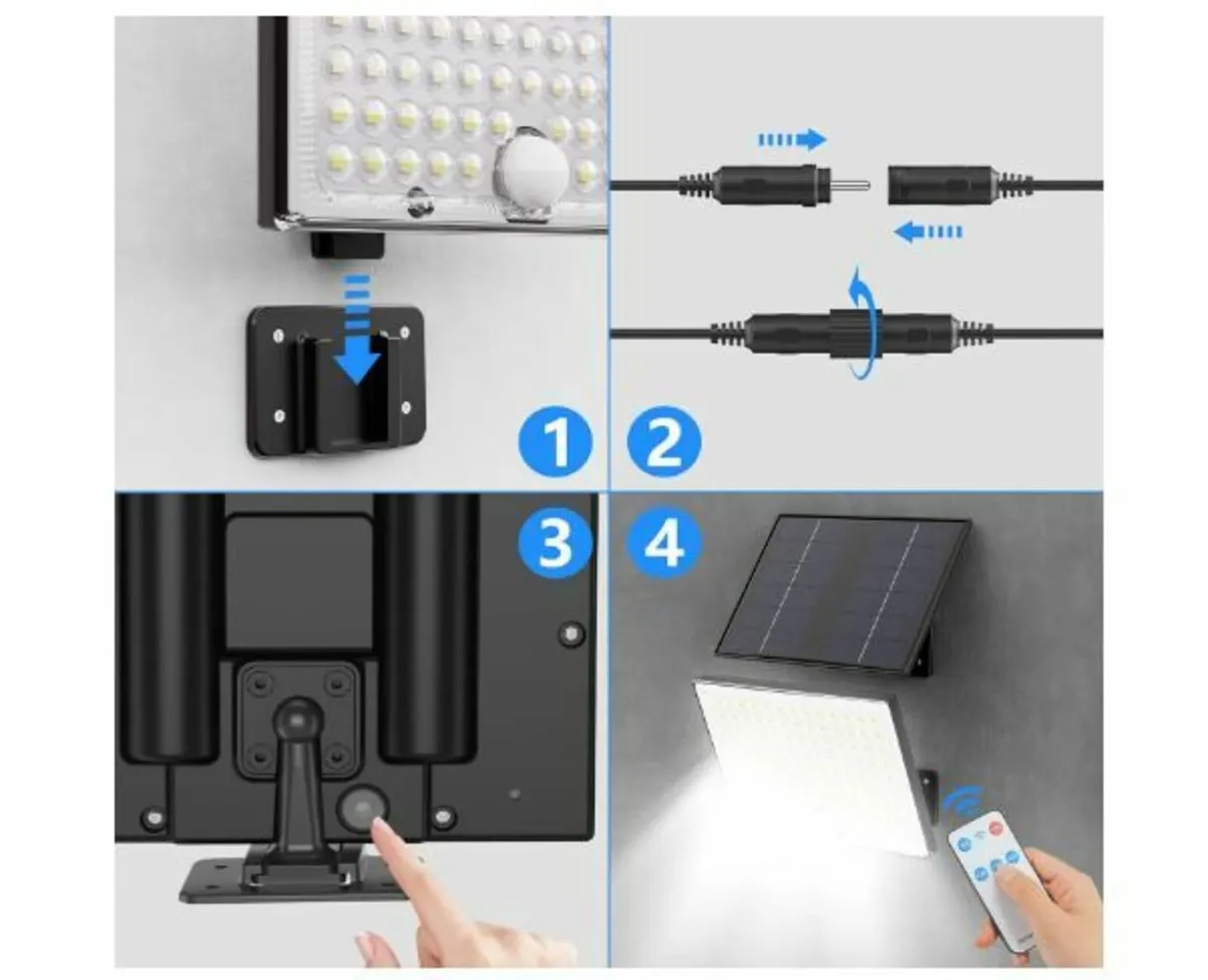 Solar Lights for Outdoor Use with Remote - Image 4