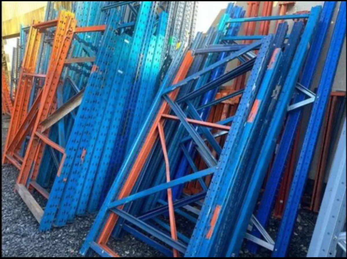 PALLET RACKING SHELVING LARGE QUANTITY AVAILABLE - Image 2