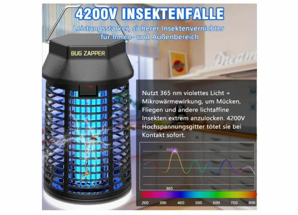 Electric insect killer, 4200V - Image 2
