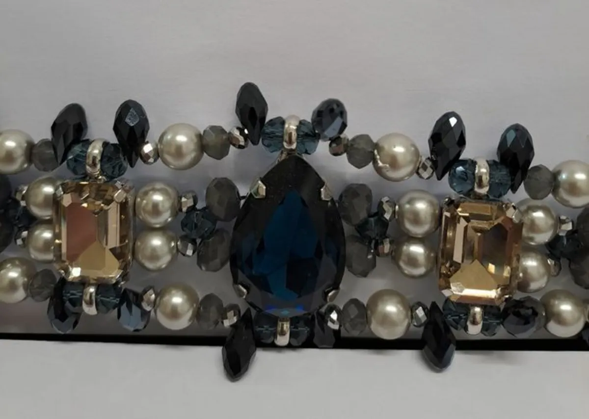 Karma Bracelet blue and Sparkly - Image 1