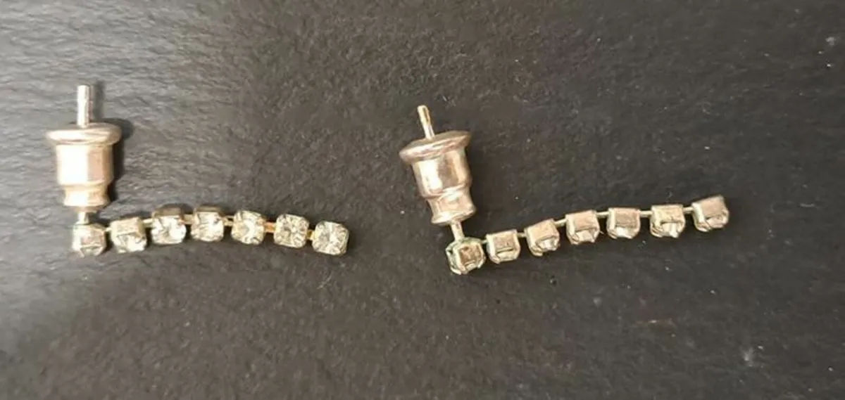 Earrings diamond drops - Image 2