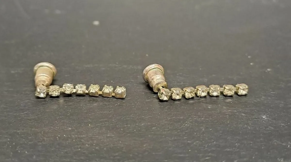 Earrings diamond drops - Image 3