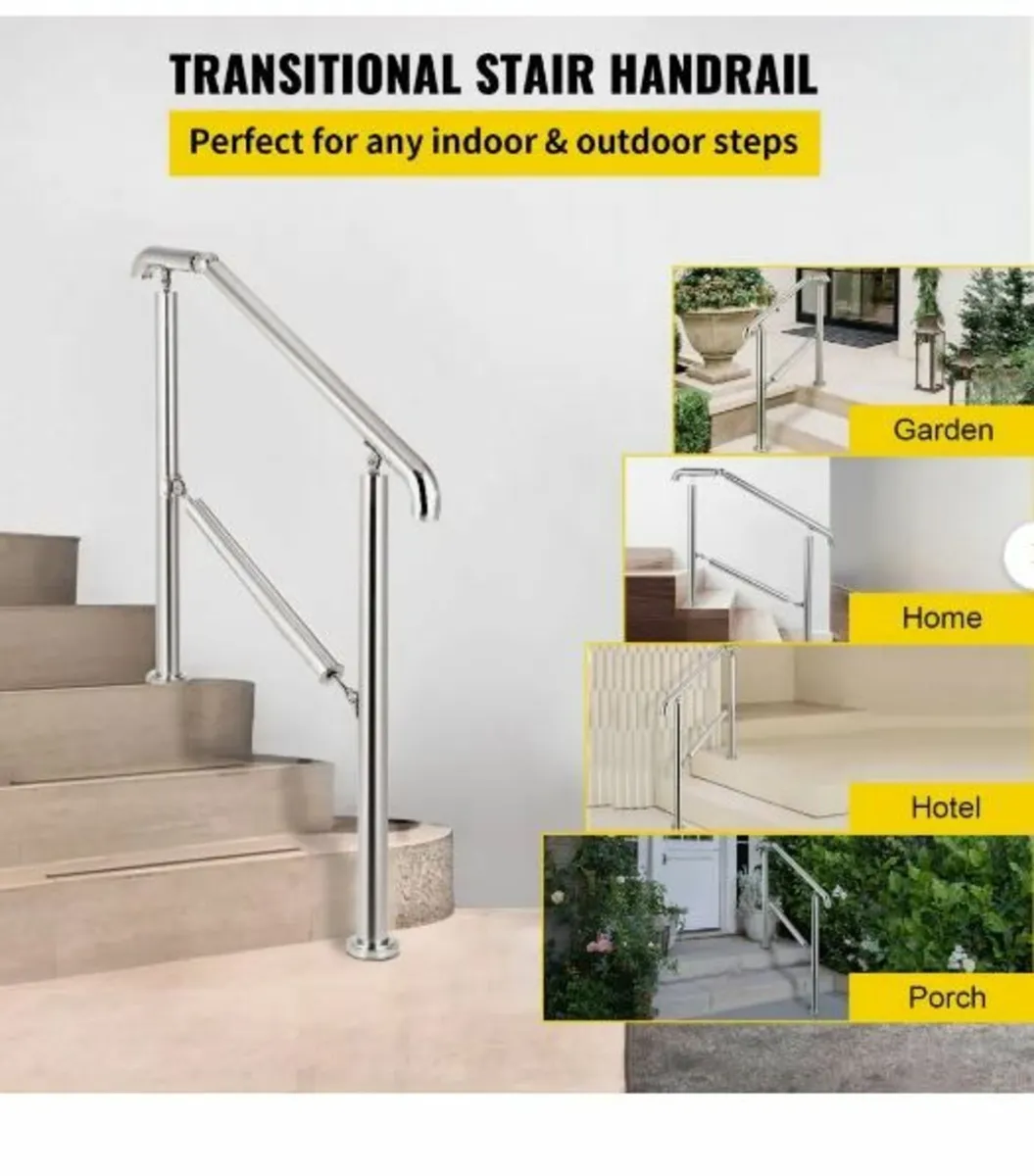 3 Step Railing Stainless Steel - Image 4