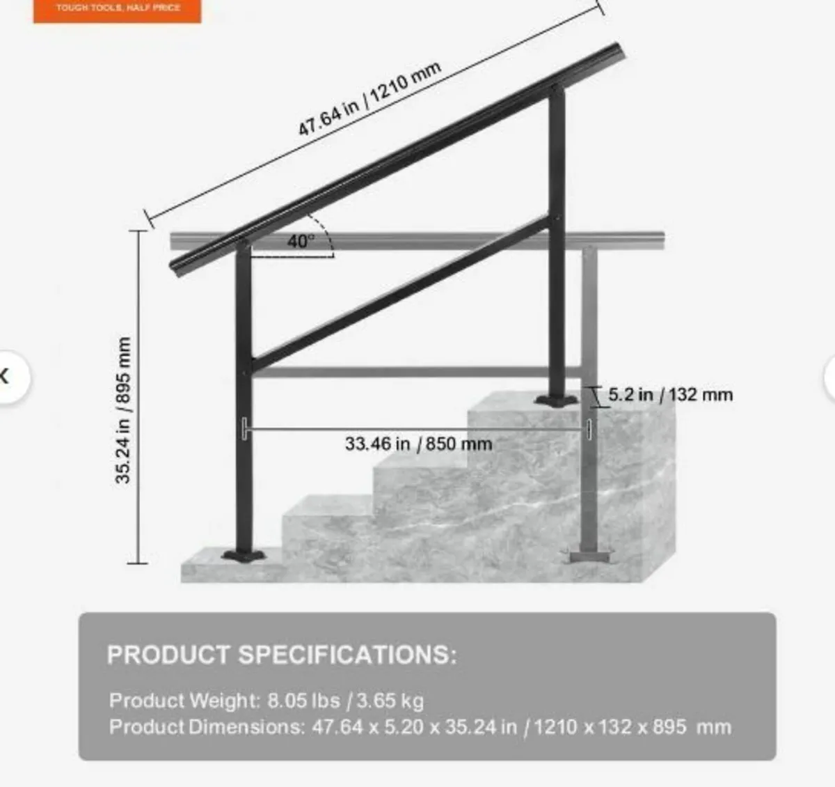 Handrail Banister Outdoor Stairs - Image 2