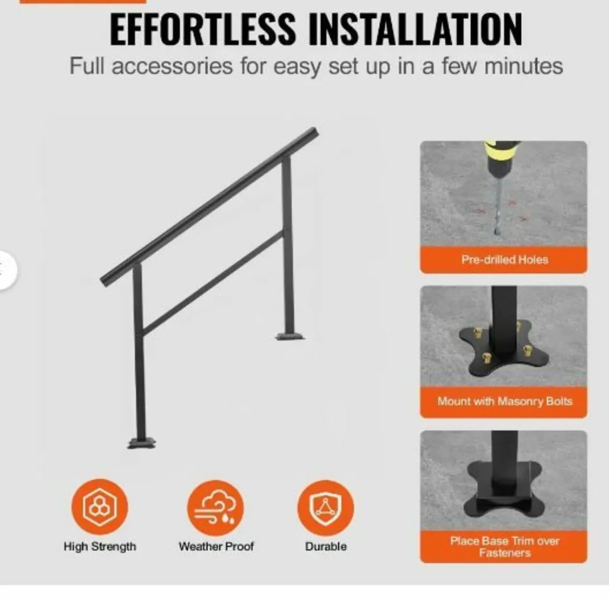 Handrail Banister Outdoor Stairs - Image 3