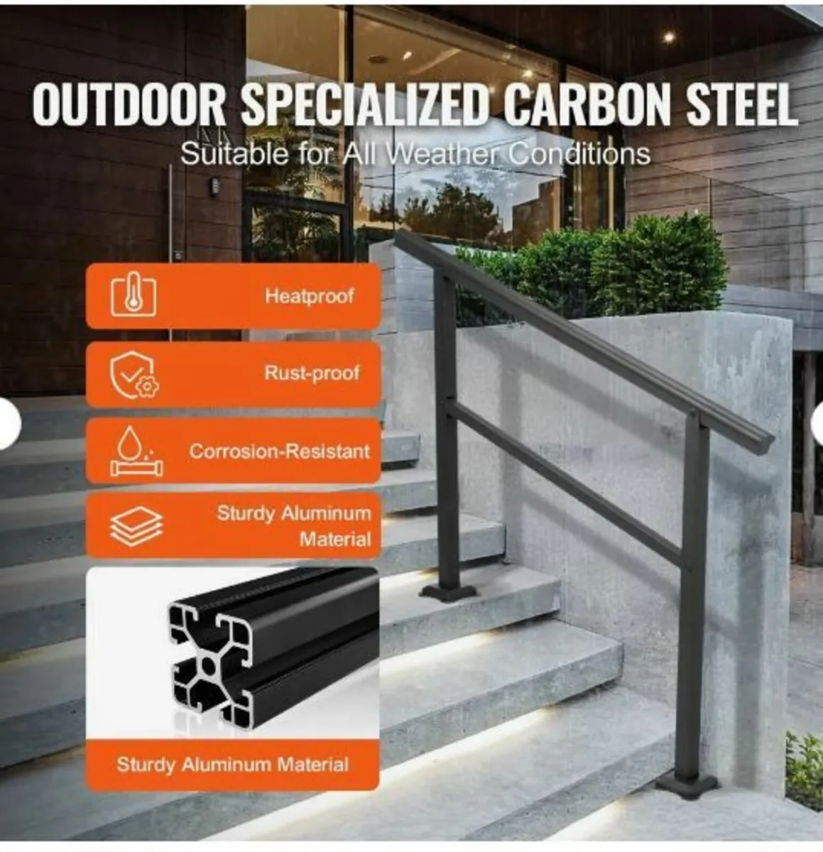 Handrail Banister Outdoor Stairs - Image 4